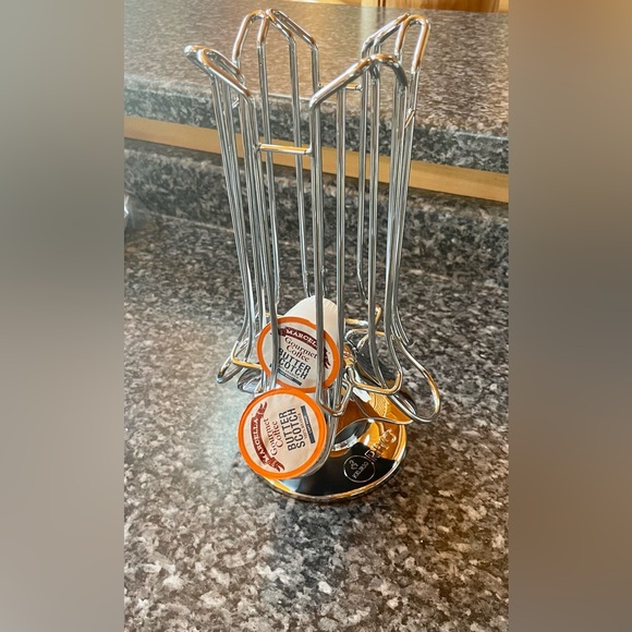 Genuine Keurig Rivo Pack Carousel w/Box Chrome Plated 20-Slot 4-Columns Rotating - Picture 1 of 3